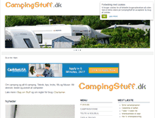 Tablet Screenshot of campingstuff.dk